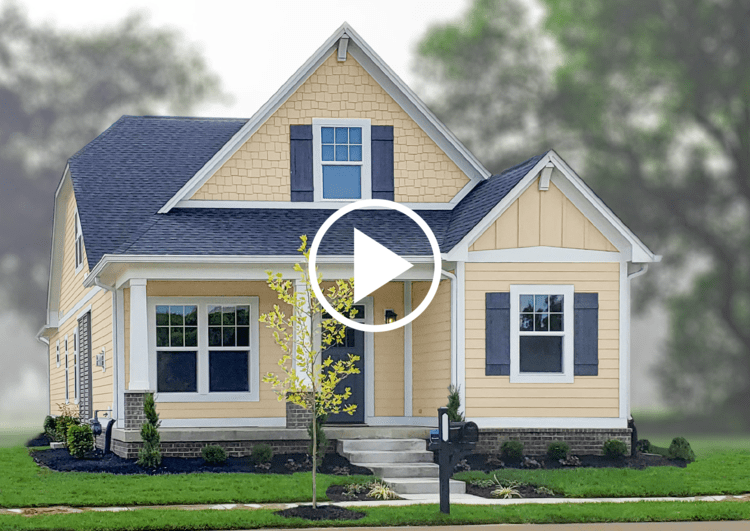 A virtual tour showcasing the exterior of a custom home.