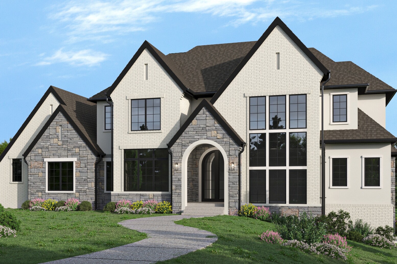 This is a computer rendering of 1719 Asherwood Lane, a home.