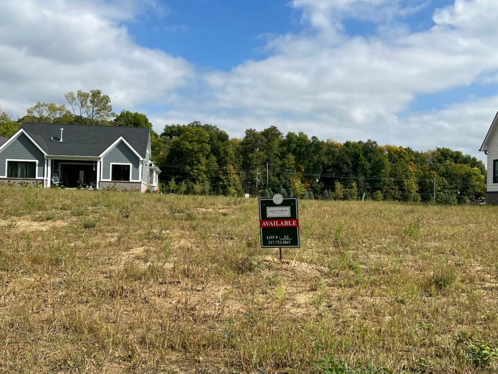 Lots For Sale in Zionsville Holliday Farms Lot N5 Old Town Design