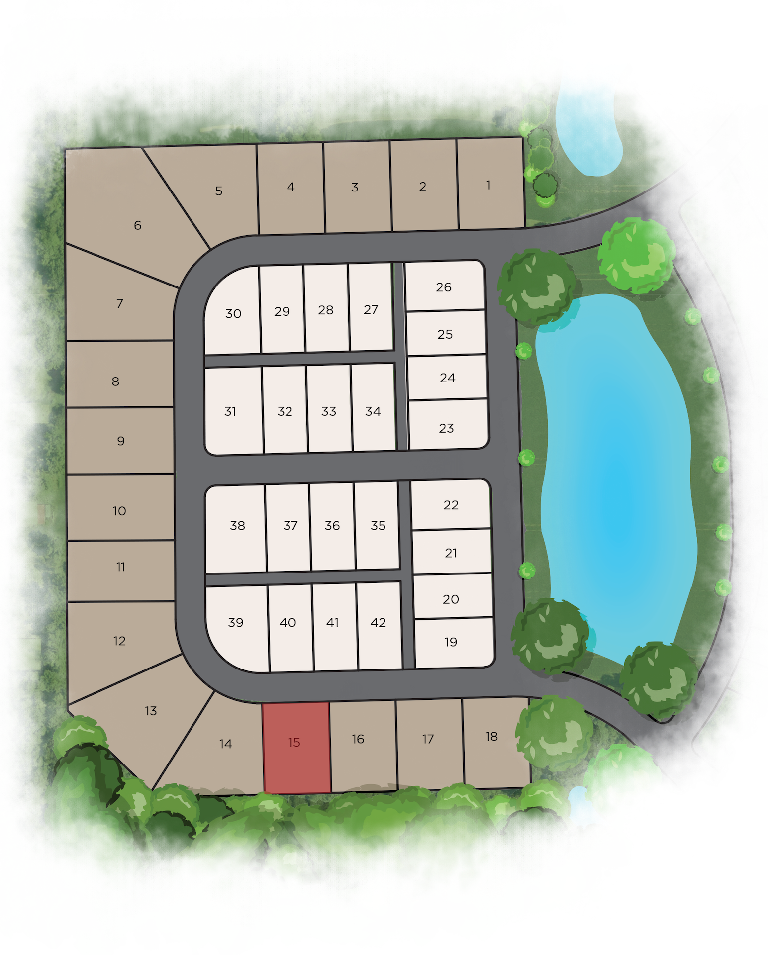 WA Lot 15 Highlighted