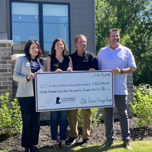 St. Jude Dream Home key presentation event with Indianapolis community and sponsors