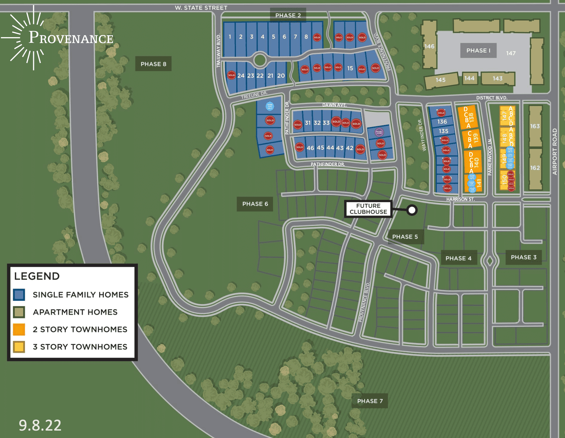 Homes for Sale in Provenance Old Town Design Group West Lafayette